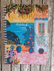 Mediterranean Scene Personalised Notebook