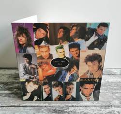 Male pin ups of the 80s Smash Hits Card