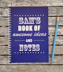Personalised Awesome ldeas Notebook