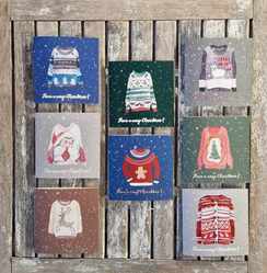 Christmas Jumpers Christmas Card Pack  of 8
