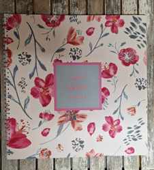 Cream Floral Personalised Life Story/Memory Book